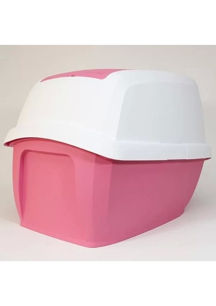 Imac Maddy Junior Üstü Açılır Kapalı Kedi Tuvaleti Pembe 57X43X41 cm