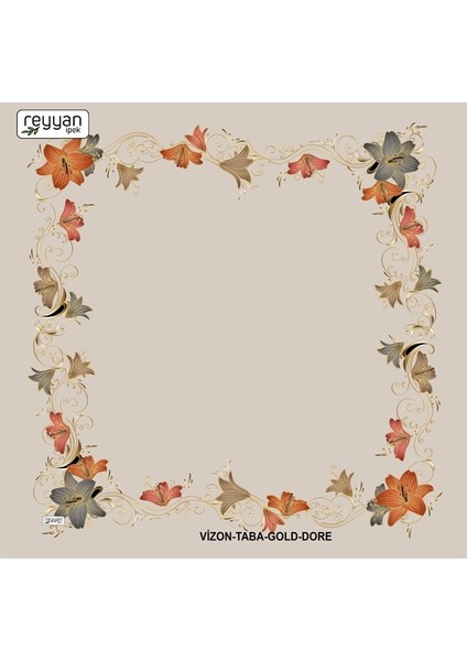 Ipek Desenli Oyalık Yazma - Desen-05 - Renk-08