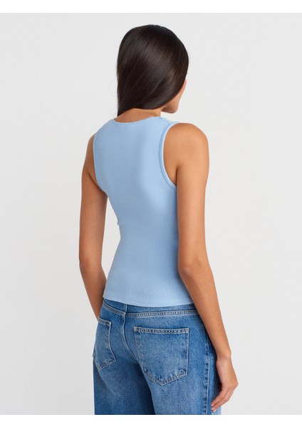 31778 Dantel Detaylı Top-Mavi fiyatları