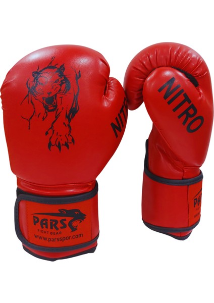 Nitro Boks Kick Boks Muay Thai Eldiveni Kırmızı