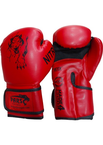Nitro Boks Kick Boks Muay Thai Eldiveni Kırmızı fırsatları