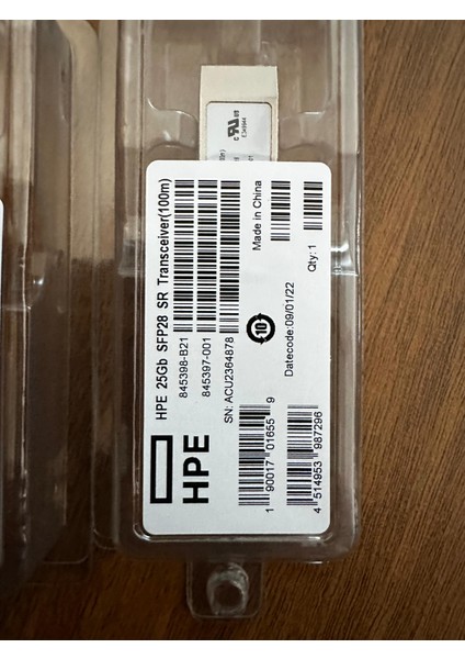 Hp 25G SFP28 Sr 100M Optical Transceiver (Pn: 845398-B21) Q2P64A