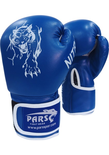 Nitro Boks Kick Boks Muay Thai Eldiveni Mavi