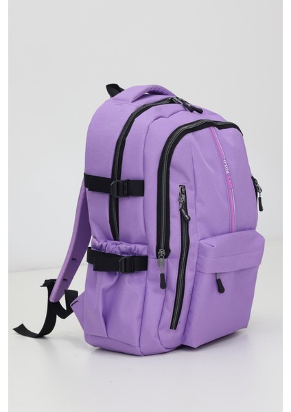 Bagprıme Çok Gözlü Laptop Bölmeli Okul, Seyahat, Günlük, Lise, Üniversite, Spor Sırt Çantası - Ortopedik Kullanım