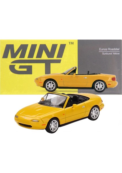 Mini Gt 1:64 Eunos Roadster Sunburst Yellow