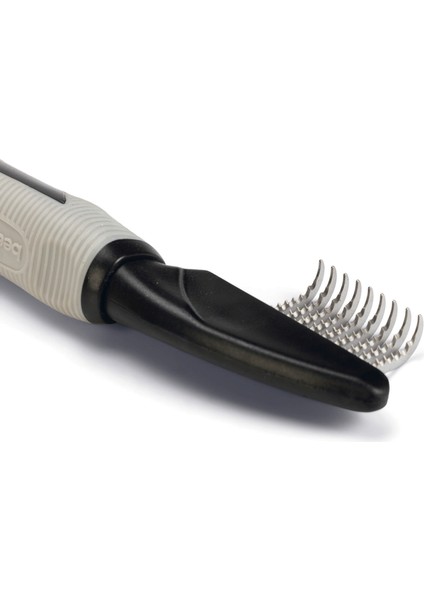 Orta ve Uzun Tüylü Köpek Kıtık Açıcı Tarak, Siyah Gri, 19X5X2CM Zrnet fiyatları