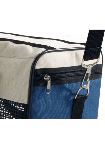 Köpek Taşıma ve Seyahat Çantası, Krem/mavi, 43X25X27CM Zrnet modelleri