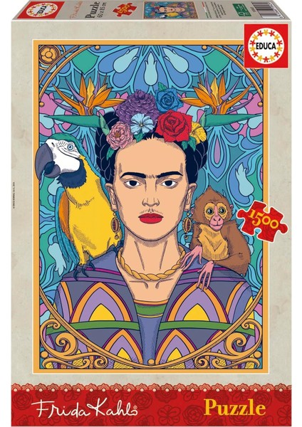 1500 Parçalı Frida Kahlo Puzzle - 19943