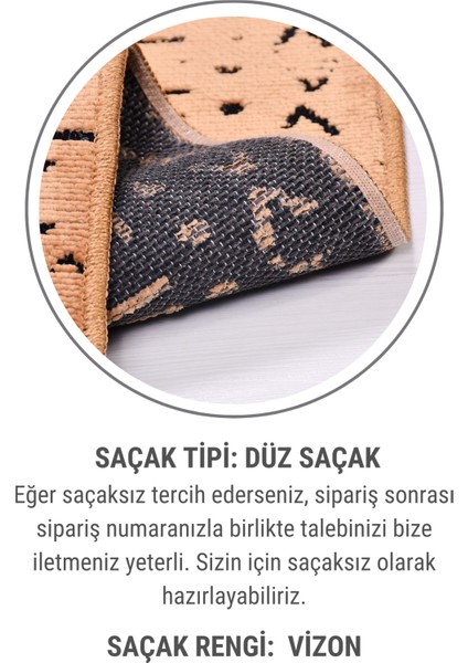 Venüs Hardal Iskandinav Desenli Kaymaz Pamuk Kilim – Makinede Yıkanabilir, Modern ve Dayanıklı Tasarım Halı