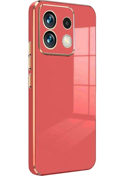 Xiaomi Poco M6 Pro 4g Kılıf Volet Silikon - Kırmızı Zrnet