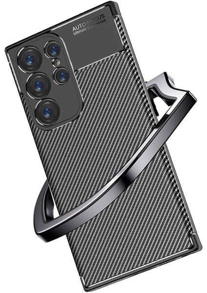 Samsung Galaxy S24 Ultra Kılıf Zore Negro Silikon Kapak + Nano Ekran Koruyucu