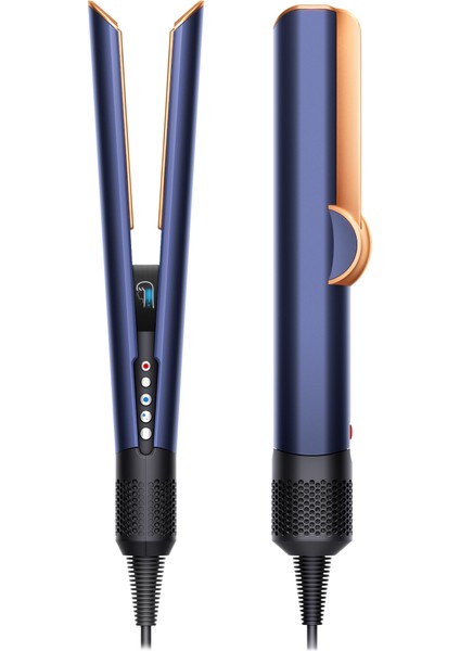 Airstrait Prusya Mavisi ve Parlak Bakır Islak ve Kuru Saç Düzleştiri