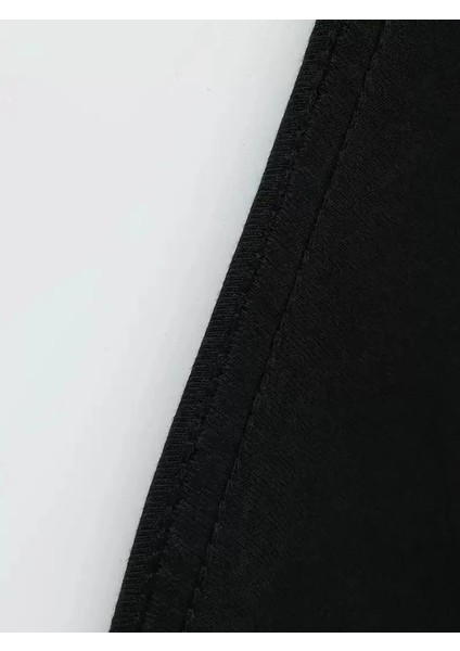 Büyük Beden Erkek "whatever" Baskılı Tişört, Oversize Erkekler Için Yaz Modası Kısa Kollu Tişörtler - Siyah modelleri