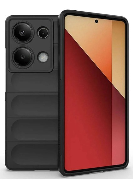 Xiaomi Redmi Note 13 Pro 4g Kılıf Optimum Silikon - Siyah Zrnet