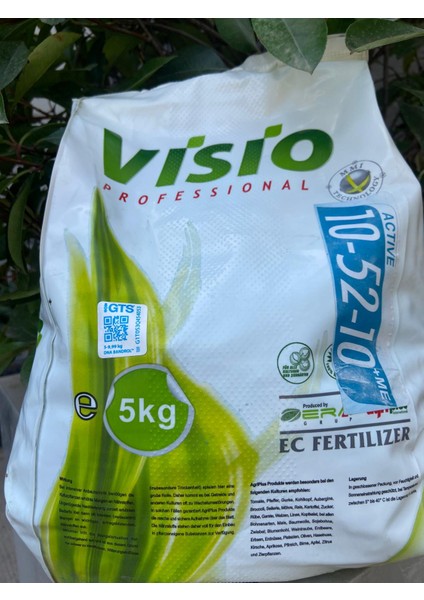 10-52-10 + Me | 5 kg Fosfor Ağırlıklı Ec Gübre | Çiçeklenme ve Kök Gelişimi Için Özel Formül