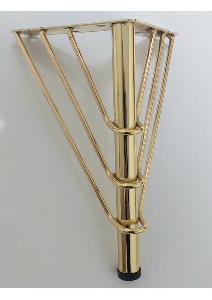 12 cm Gold Metal Telli Mobilya Ayağı