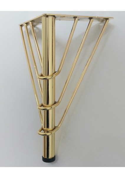 12 cm Gold Metal Telli Mobilya Ayağı