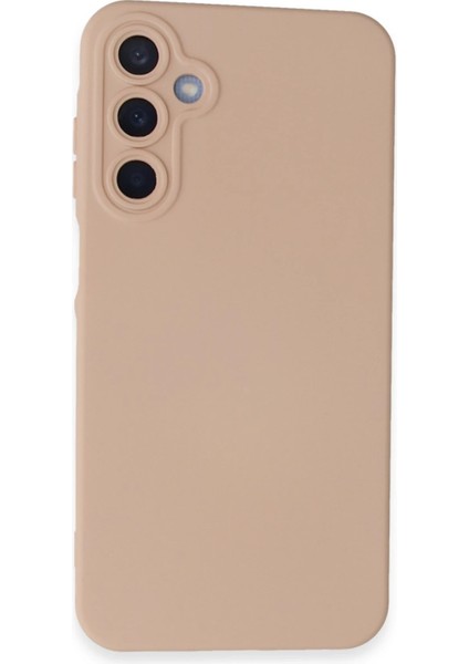 Samsung Galaxy A15 4g Kılıf Nano Içi Kadife Silikon - Pudra Zrnet