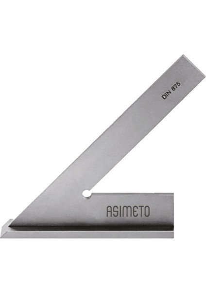 200X130MM Ekstra Geniş Taban Çelik Gönye 45 Derece