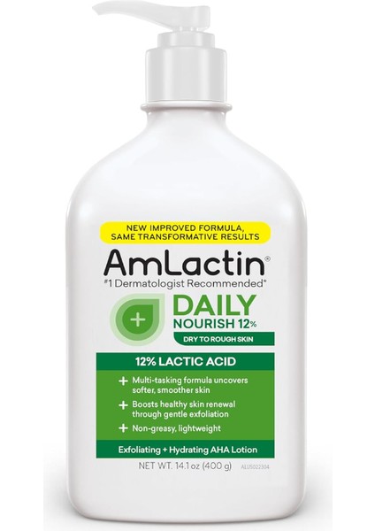 daily Nourish 12% 14,1 Oz Body Lotion With 12% Lactic Acid 400 ml