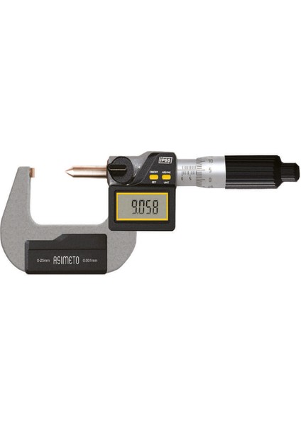 0-25MMX0.001 IP65 Dijital Tek Nokta Mikrometre