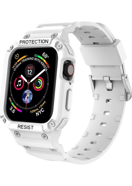 Apple Watch Uyumlu 42-44-45-46-49MM Rugged Armor Pro Koruma ve Kordon