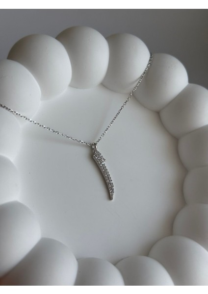 Elif Harfli Garantili Gümüş Kolye