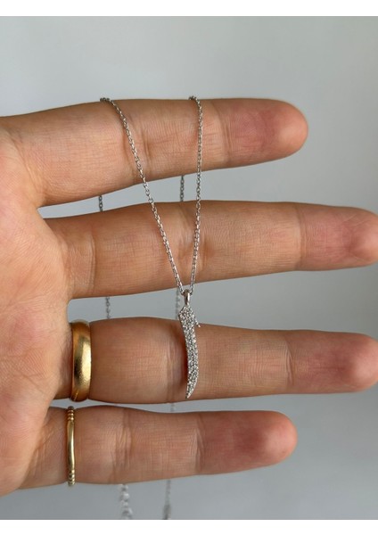 Elif Harfli Garantili Gümüş Kolye modelleri