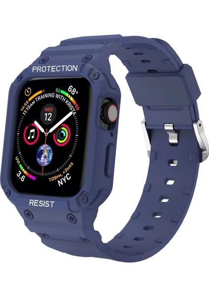Apple Watch Uyumlu 38-40-41-S10(42)MM Rugged Armor Pro Koruma ve Kordon