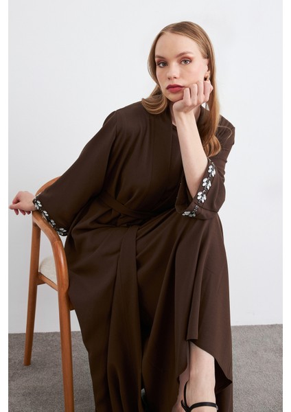 Rita Abaya Takım - Kahve