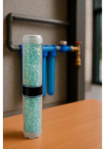 Su Arıtma Cihazı Kireç Önleyici Shell Kablı Silifozfiltre 20 Inç