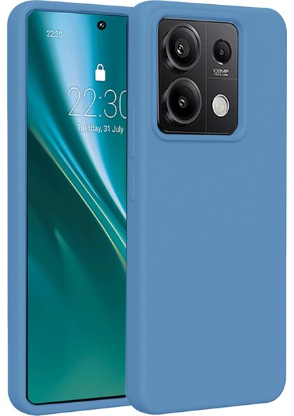 Xiaomi Redmi Note 13 Pro 4g Kılıf First Silikon - Mavi Zrnet