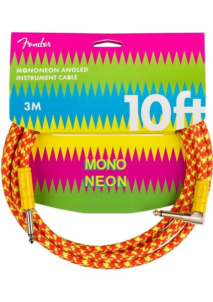 Mononeon 3m Turuncu Enstrüman Kablosu