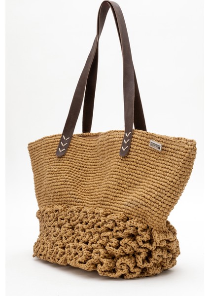 Kadın Hasır El Yapımı Omuz Çanta Zy 25008 Keten fiyatları