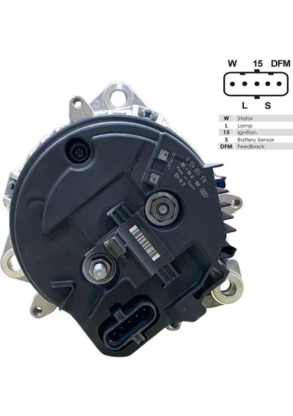 24V Alternatör Dinamo 100 A (5 Fiş Soketli) (W-L-15-S-Dfm) Mercedes Axor/varıo/actros 2003 fırsatları