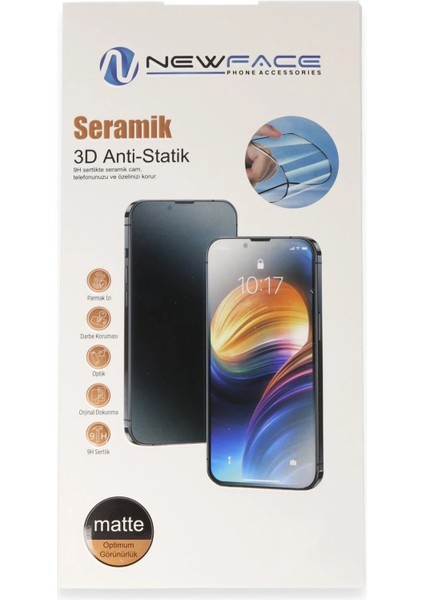 Vivo Y17S 3D Statik Mat Seramik Nano Ekran Koruyucu Zrnet