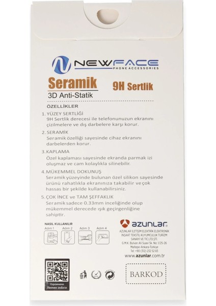 Vivo Y17S 3D Statik Mat Seramik Nano Ekran Koruyucu Zrnet