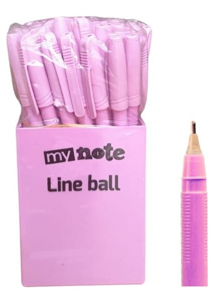 Line Ball 50'li Pp Kutu Pastel Mor