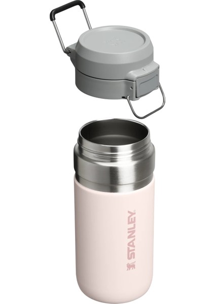 The Quick Flip Paslanmaz Çelik Termos Bardak 0.47 Lt - Rose Quartz