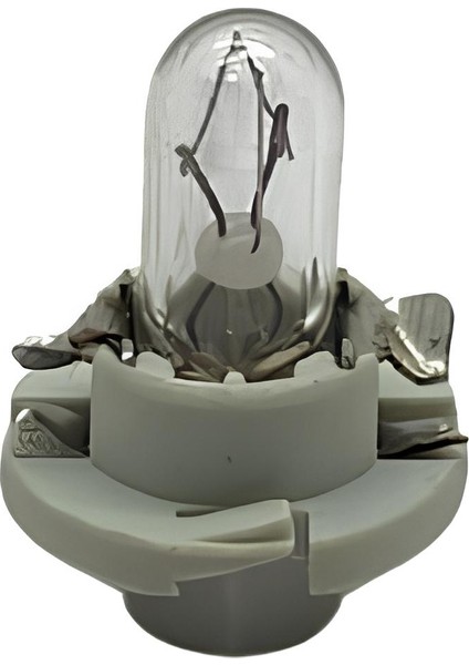 12V Duylu Gösterge Ampulü Dipsiz 1.5W (Gri)