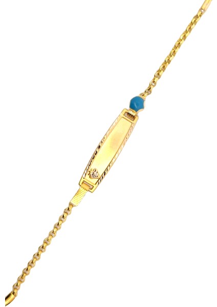 Taşlı Çocuk Bileklik 14 Ayar Altın 1.90 gr OA-C11303029269
