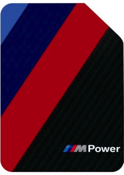 Bmw M Power Oto Paspas Leke Tutmaz Dekoratif Araç Paspası Tüm Araçlar Ile Uyumlu