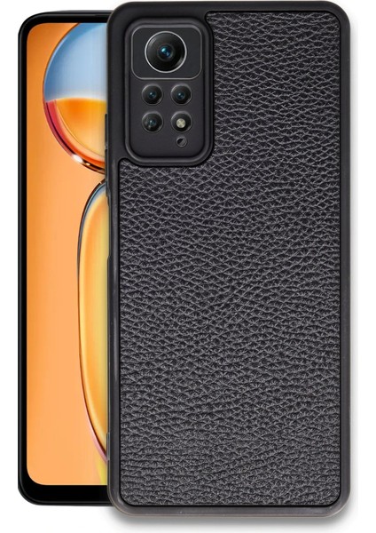 Xiaomi Redmi Note 12 Pro 4g Kılıf Aras Deri Kapak - Siyah Zrnet