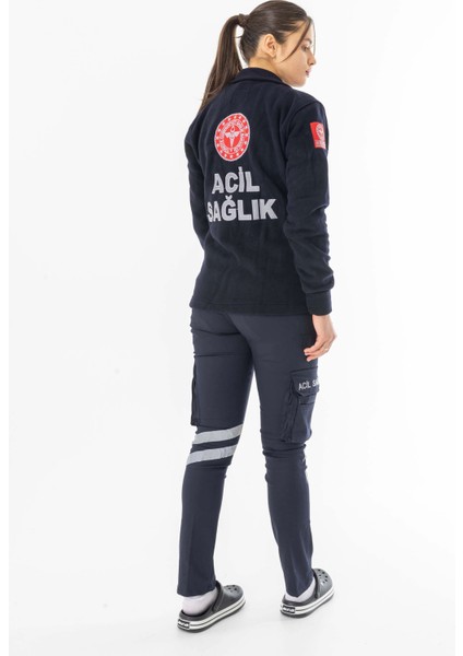 112 Acil Tıp Teknisyeni Fermuarlı Polar Ceket (ATT006)