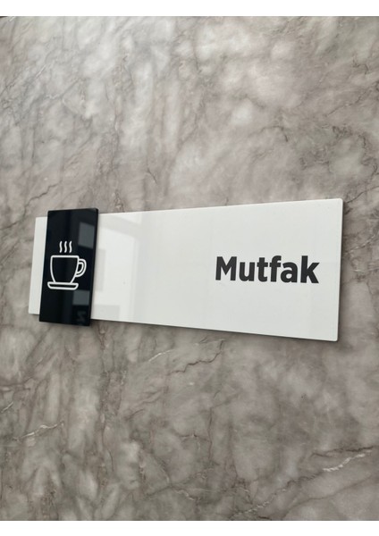 Basic Pearl Black Seri Mutfak Kapı Isimliği Yönlendirme Levhası fiyatları