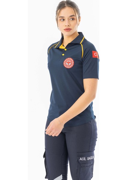 112 Acil Tıp Teknisyeni T-Shirt Lacivert (ATT001)