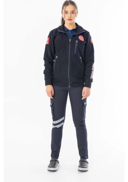 112 Acil Tıp Teknisyeni Fermuarlı Polar Ceket (ATT006)