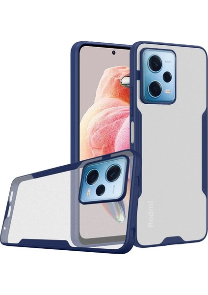 Xiaomi Redmi Note 12 5g Kılıf Platin Silikon - Lacivert Zrnet