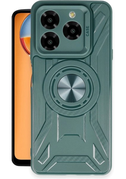 General Mobile Era 50 Kılıf Lincoln Silikon - Koyu Yeşil Zrnet
