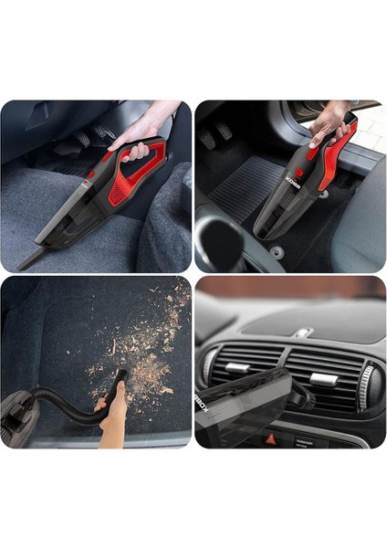 KBV12 12VOLT/120WATT Araç Süpürgesi + 5 Parça Aksesuar Seti + Taşıma Çantası modelleri